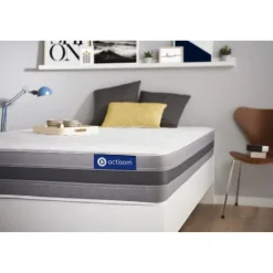 ACTISOM Matelas memoire de forme Maxi epaisseur 5 zones de confort Clearance
