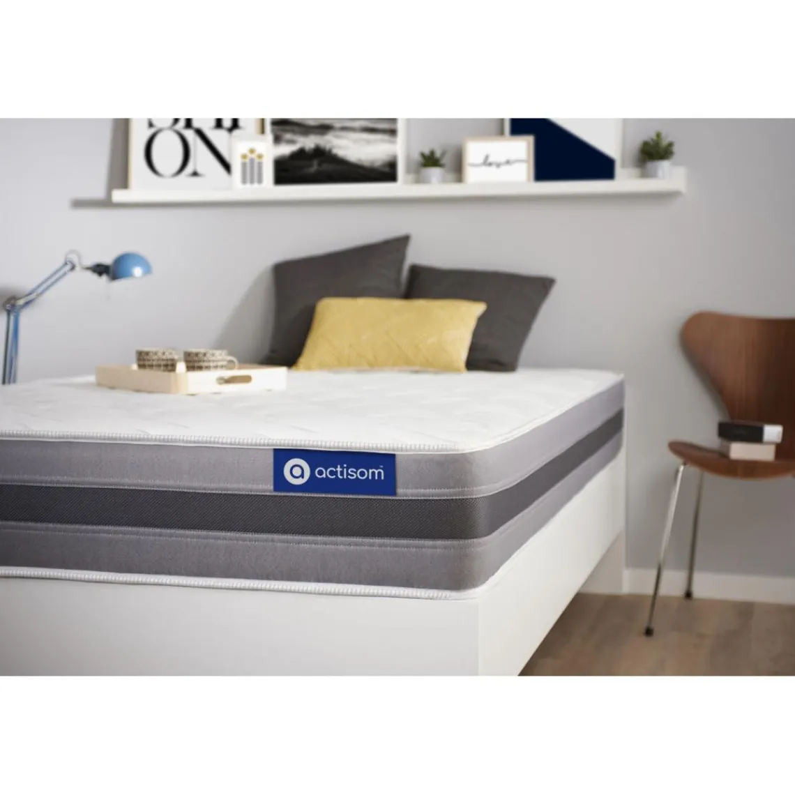 ACTISOM Matelas memoire de forme Maxi epaisseur 5 zones de confort Clearance