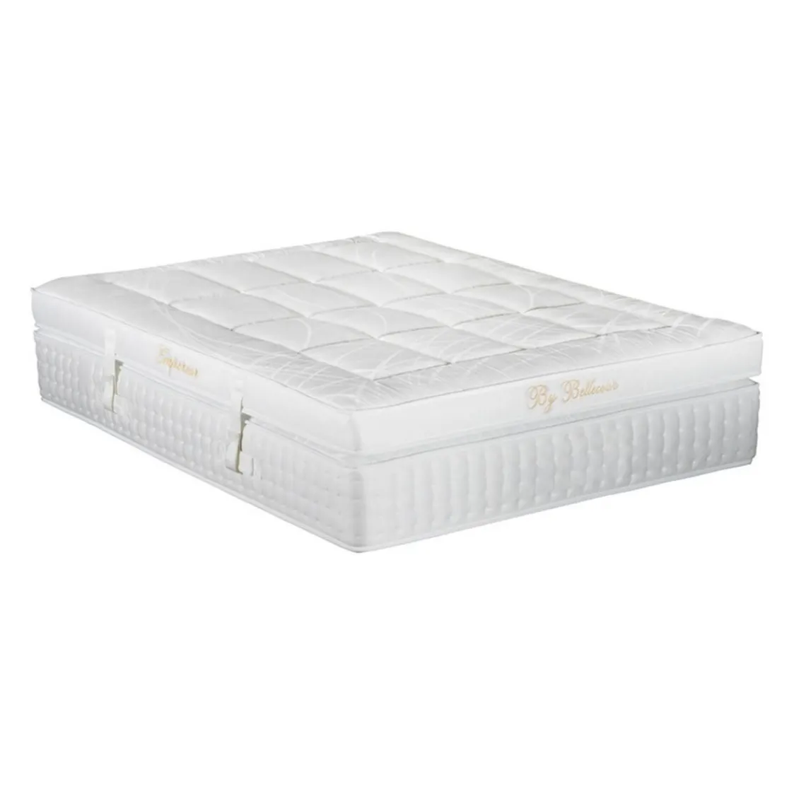 Bellecour Matelas Mémoire de Forme EMPEREUR ep 33 cm - Compressé Roulé Hot