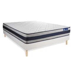 ACTISOM Matelas Ressorts ensaches et Memoire de forme ACTIFLEX ERGO Maxi epaisseur 5zones de confort New