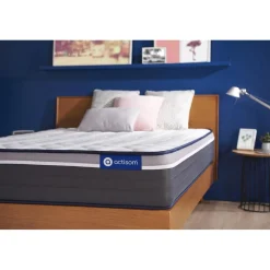 ACTISOM Matelas Ressorts ensaches Memoire de forme Maxi epaisseur 7zones de confort Hot