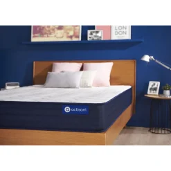 ACTISOM Matelas Ressorts ensaches et memoire de forme 5 zones de confort Outlet