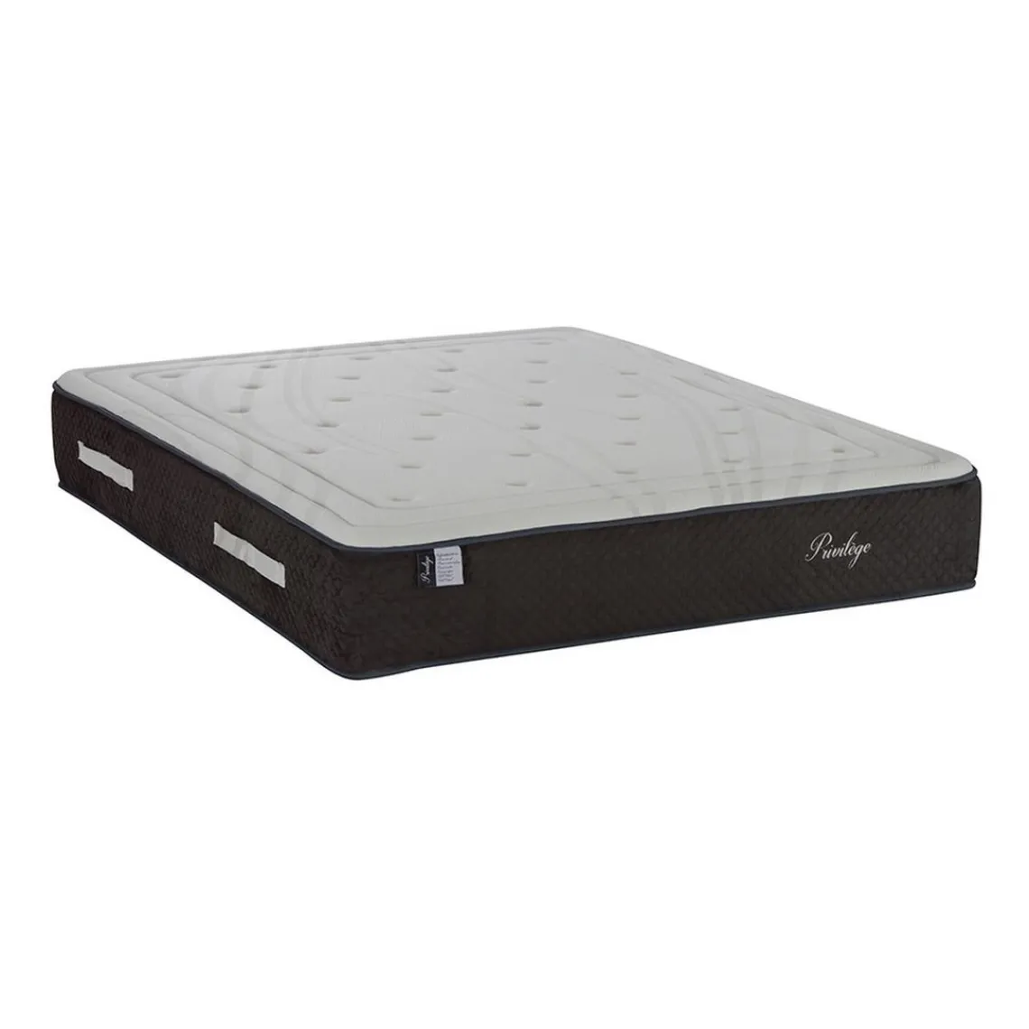 Bellecour Matelas Ressorts ensachés & Mémoire de forme PRIVILEGE Simple ep 30 cm - Compressé roulé Best