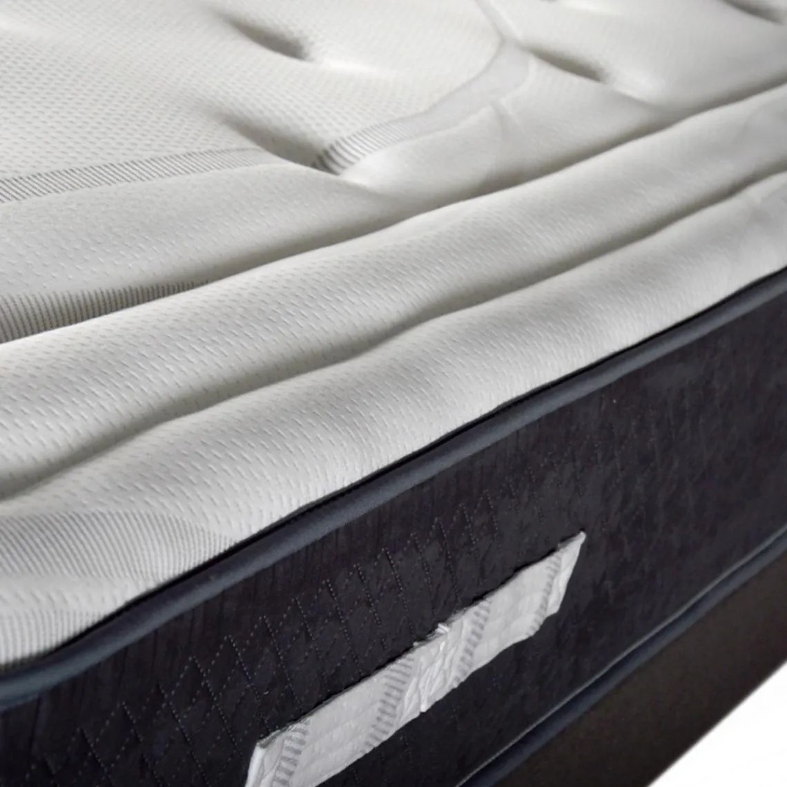 Bellecour Matelas Ressorts ensachés & Mémoire de forme PRIVILEGE Simple ep 30 cm - Compressé roulé Best
