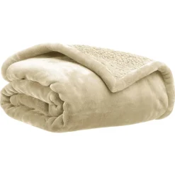 Maison Vivaraise Maxi plaid Michka Lin 180 x 220 New