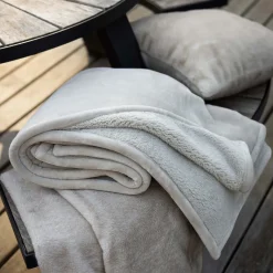 Maison Vivaraise Maxi plaid Michka Lin 180 x 220 New