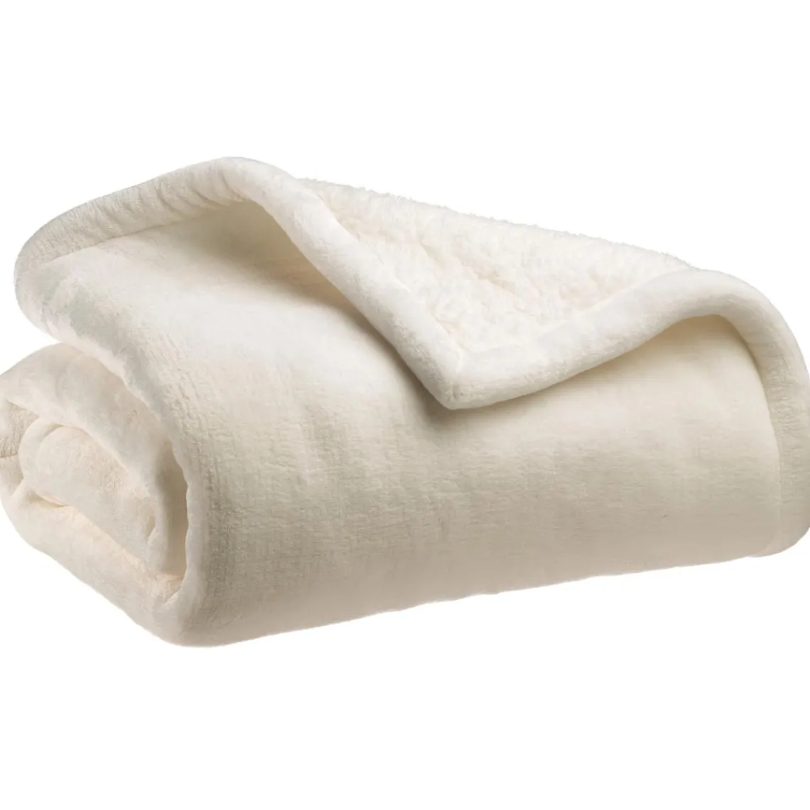 Maison Vivaraise Maxi plaid Michka Neige 180 x 220 Sale