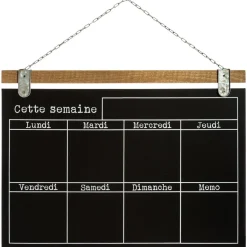 3S. x Home Memo Semainier Ardoise LASSOL Discount