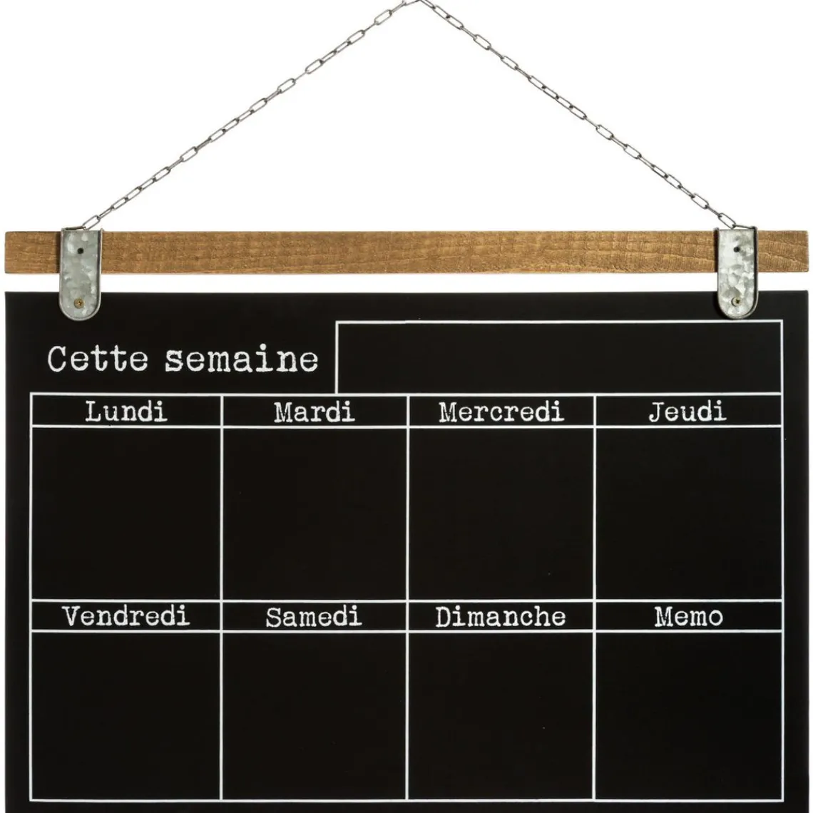 3S. x Home Memo Semainier Ardoise LASSOL Discount