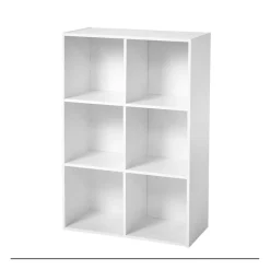 Calicosy Meuble à 6 cases en bois blanc Online