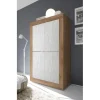 3S. x Home Meuble 4 portes en bois bicolore Sale