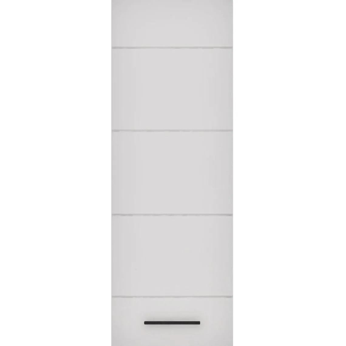 3S. x Home Meuble à étagères avec porte L38xH110cm Blanc brillant Discount