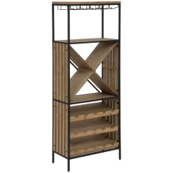 3S. x Home Meuble Bar Bouteille BAKOS Clearance