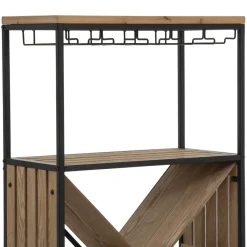 3S. x Home Meuble Bar Bouteille BAKOS Clearance