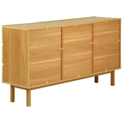 Zago Meuble bas 2 portes 3 tiroirs naturel Beige Online