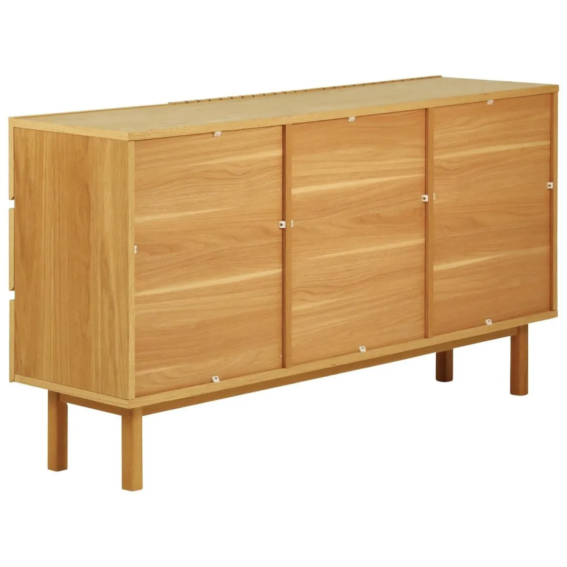 Zago Meuble bas 2 portes 3 tiroirs naturel Beige Online