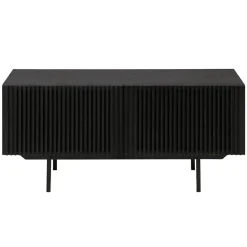 Zago Meuble bas 2 portes Noir New