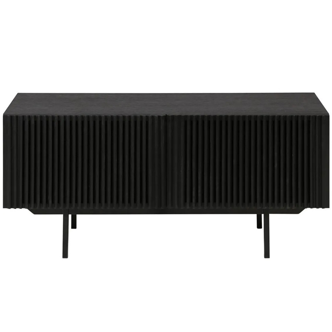 Zago Meuble bas 2 portes Noir New