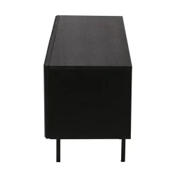 Zago Meuble bas 2 portes Noir New