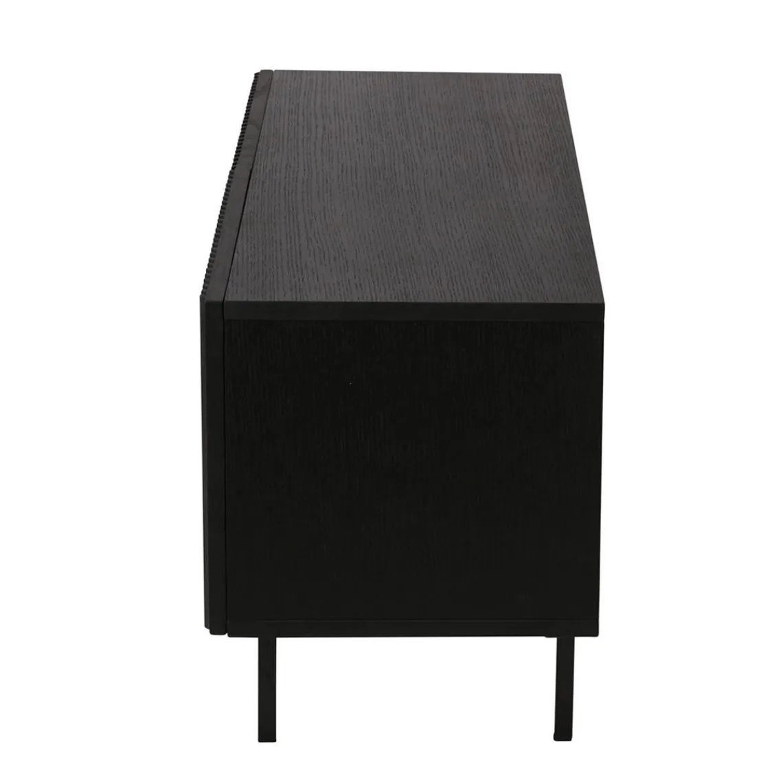 Zago Meuble bas 2 portes Noir New