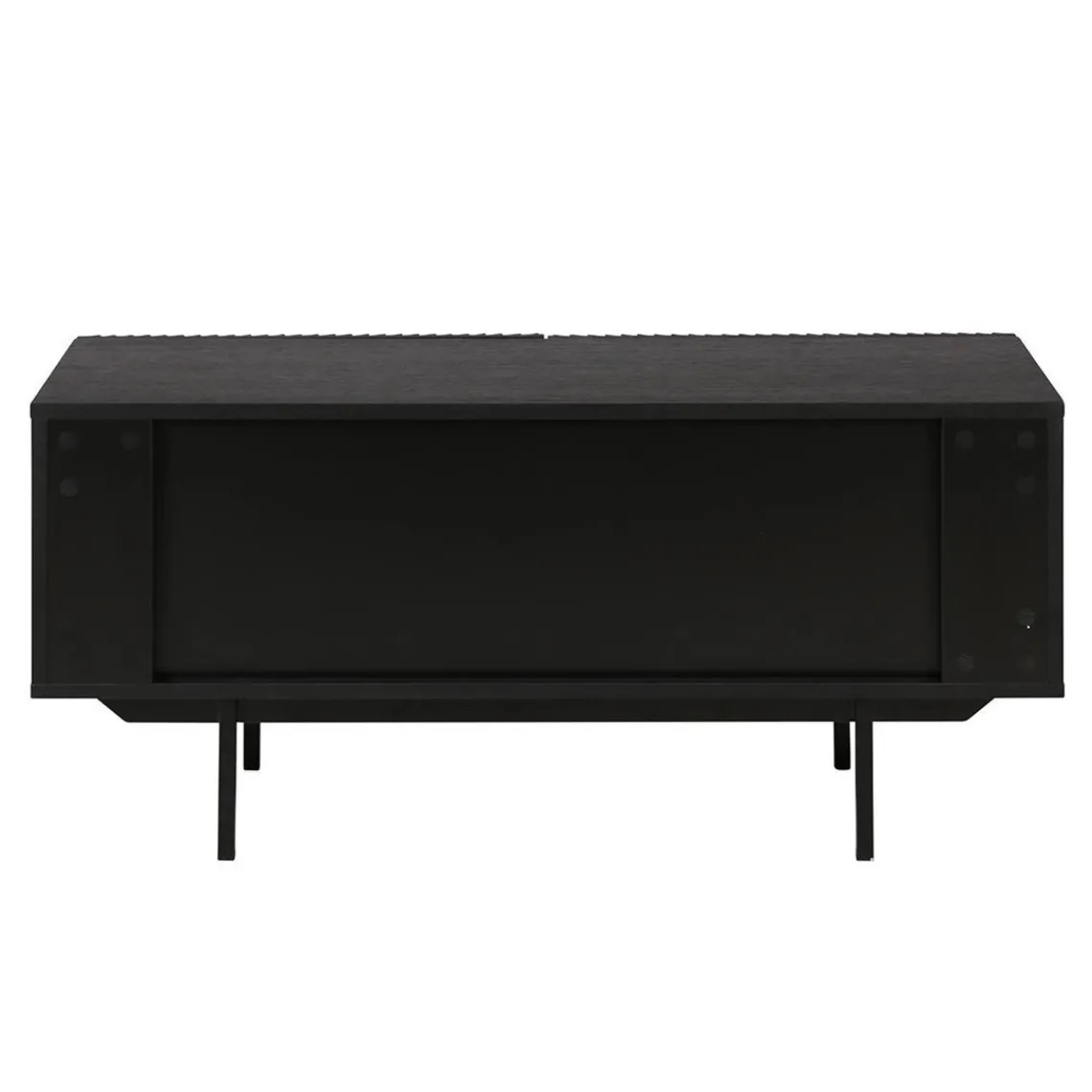 Zago Meuble bas 2 portes Noir New