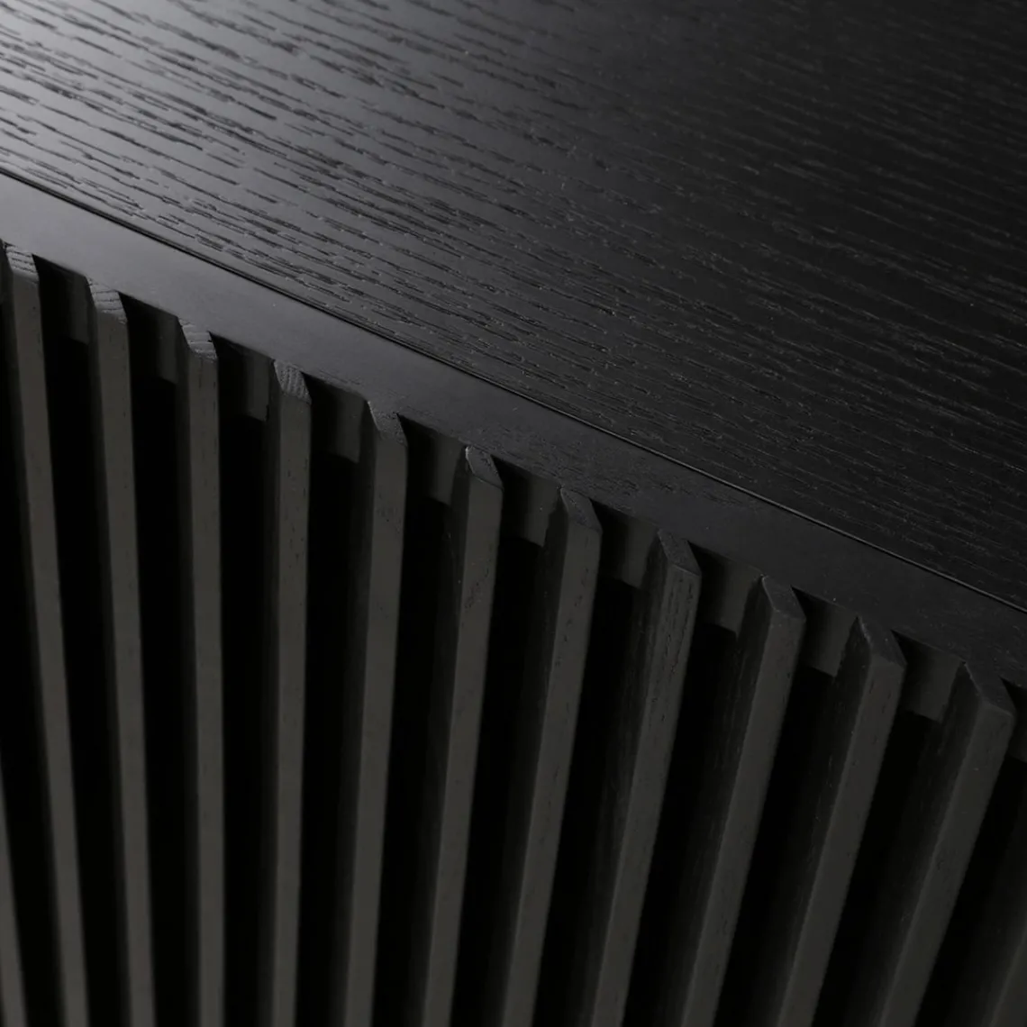 Zago Meuble bas 2 portes Noir New