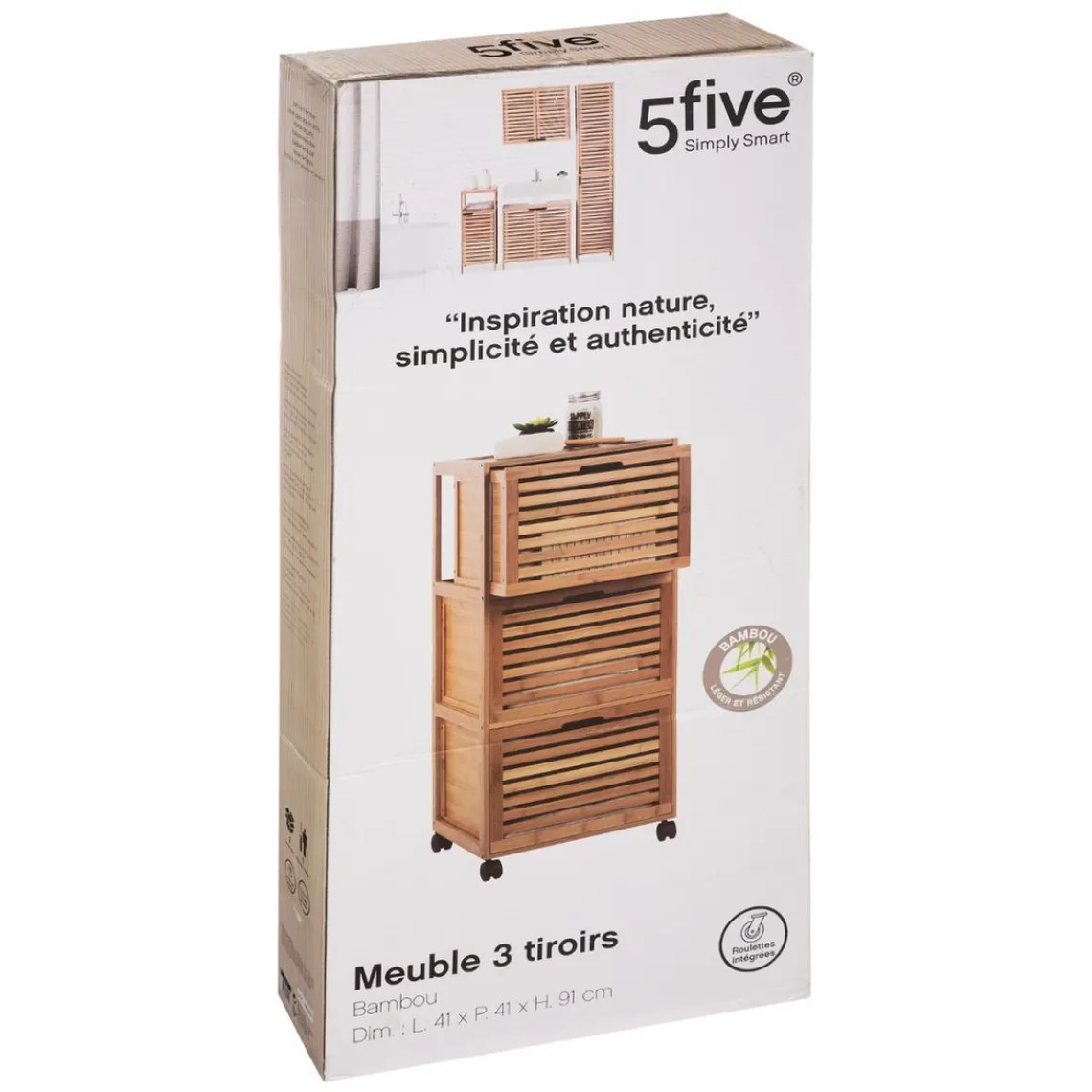 3S. x Home Meuble colonne 3 tiroirs Clearance