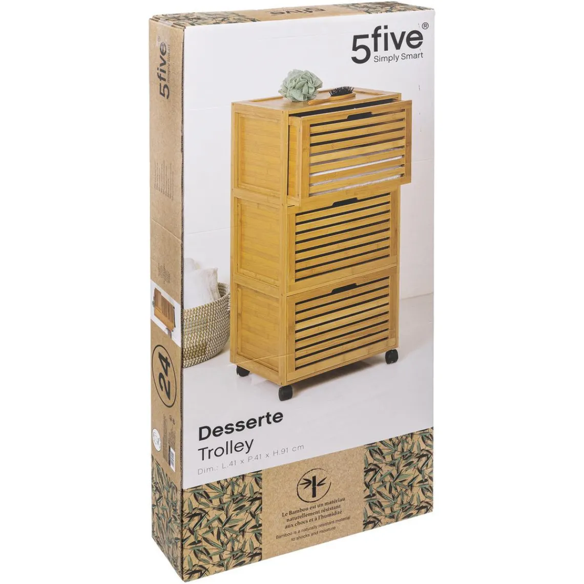 3S. x Home Meuble colonne 3 tiroirs Clearance