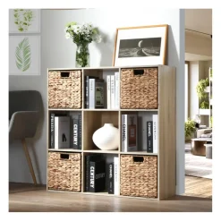 Calicosy Meuble de rangement à 9 cases Beige Online