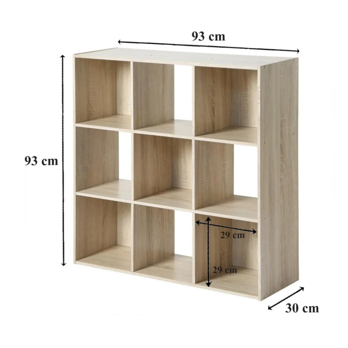 Calicosy Meuble de rangement à 9 cases Beige Online