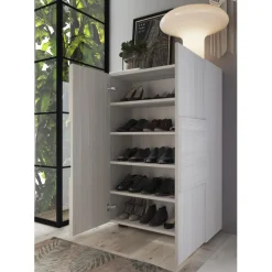 3S. x Home Meuble de rangement 2 portes multifonctionnel Clearance