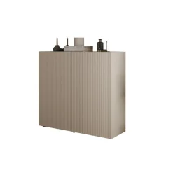 3S. x Home Meuble de rangement 2 portes RIO Panneaux de particules de première qualité Portes en MDF Discount