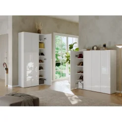 3S. x Home Meuble de rangement 3 portes 5 étagères reglable Online