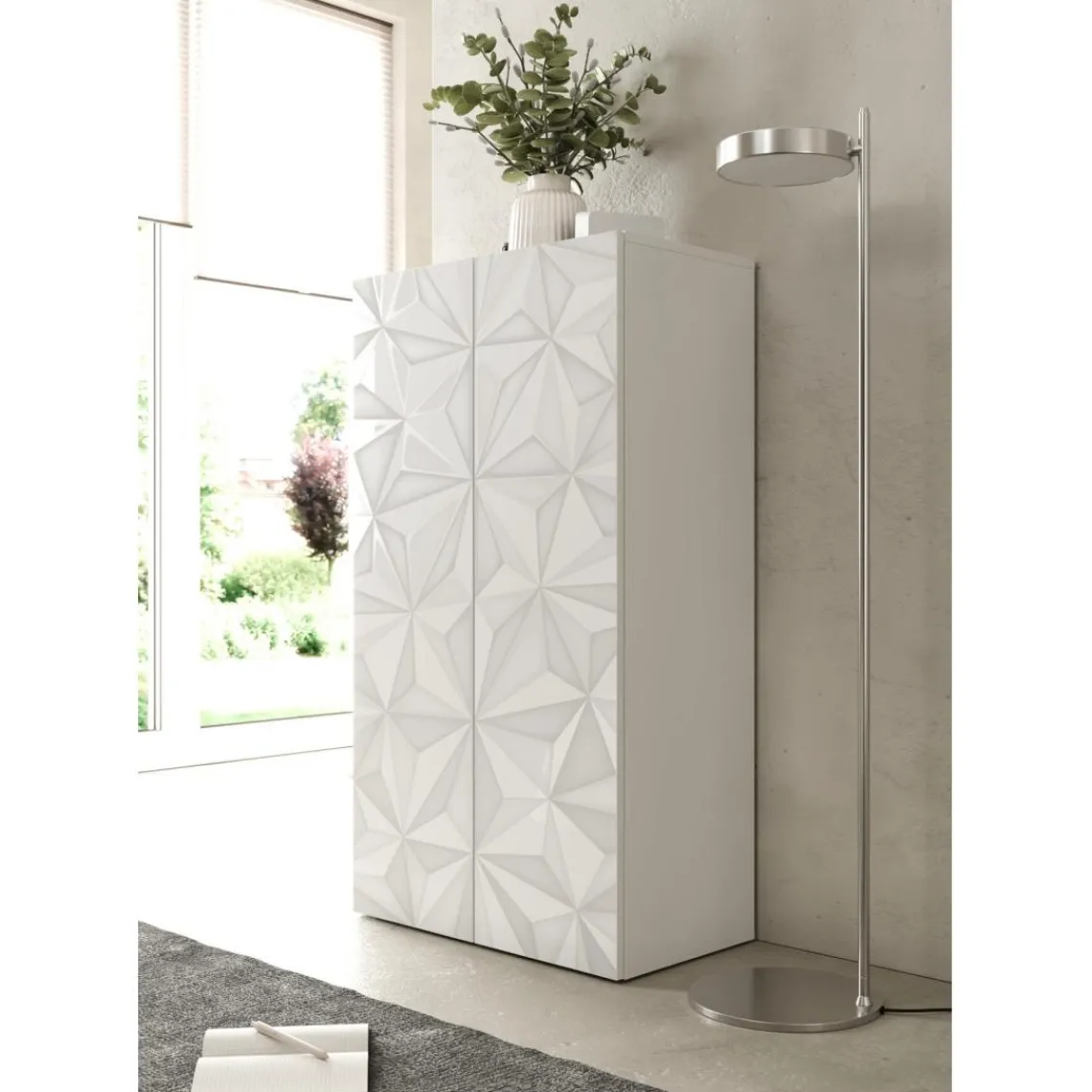 3S. x Home Meuble de rangement 2 portes 2 étagères Online