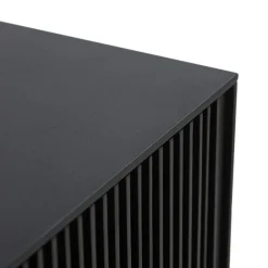 ALTEREGO Meuble de rangement design 'CONVIV' en bois noir Clearance