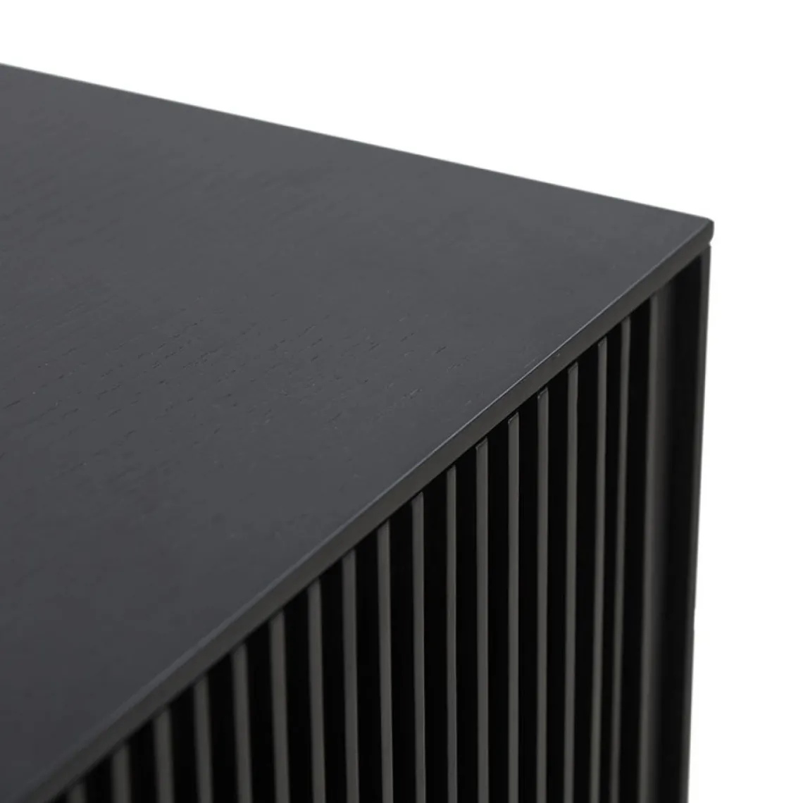 ALTEREGO Meuble de rangement design 'CONVIV' en bois noir Clearance