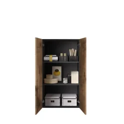 3S. x Home Meuble de stockage 2 portes multifonctionnelle Hot