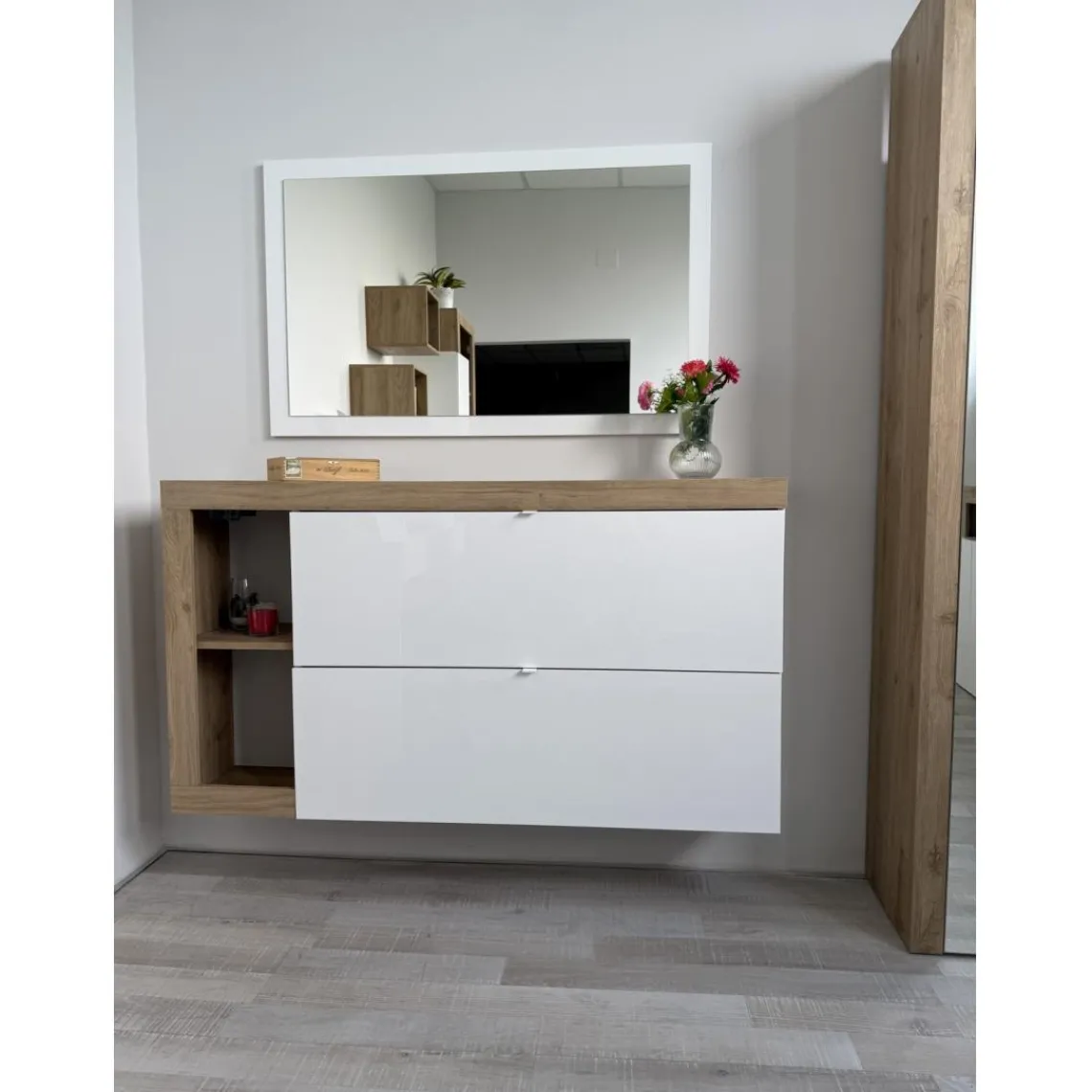 3S. x Home Meuble porte chassures 2 portes battantes suspendu Sale