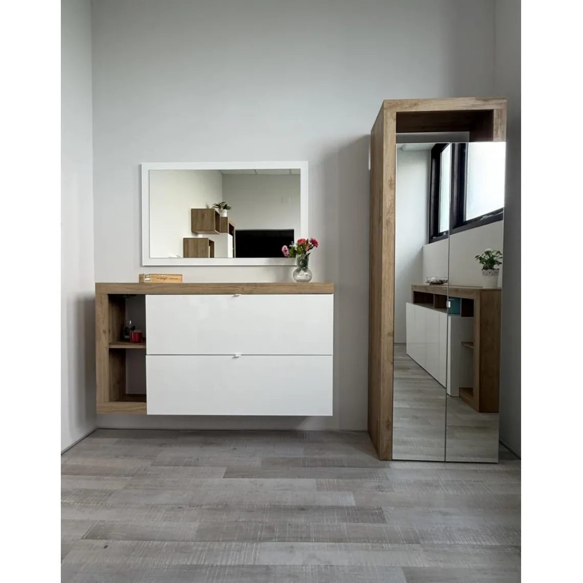 3S. x Home Meuble porte chassures 2 portes battantes suspendu Sale