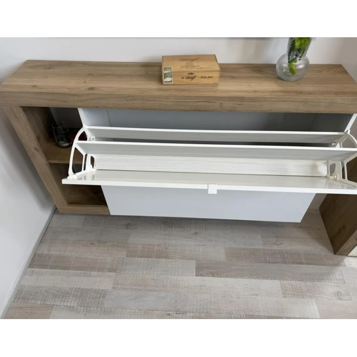 3S. x Home Meuble porte chassures 2 portes battantes suspendu Sale