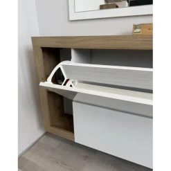 3S. x Home Meuble porte chassures 2 portes battantes suspendu Sale