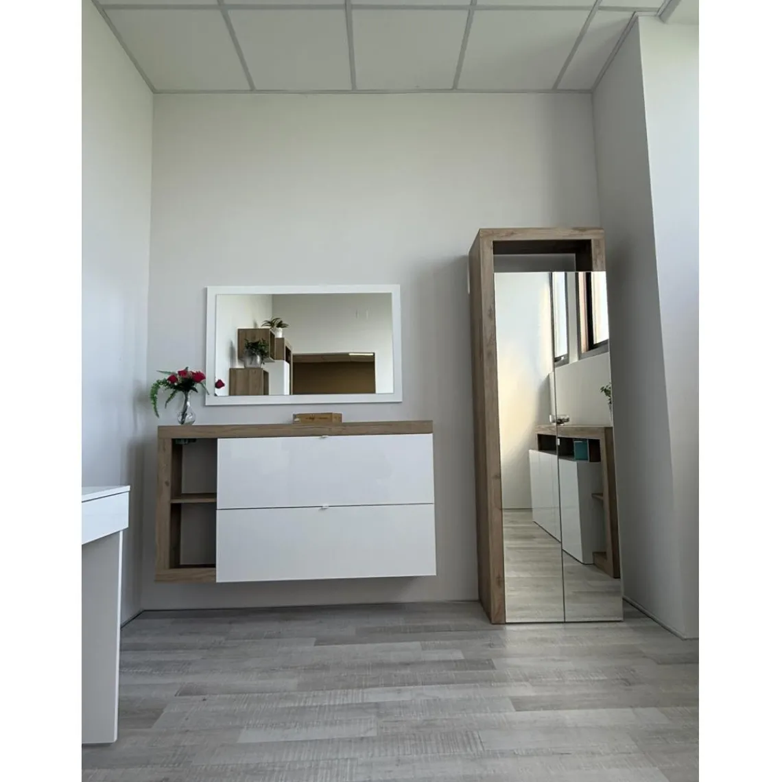 3S. x Home Meuble porte chassures 2 portes battantes suspendu Sale