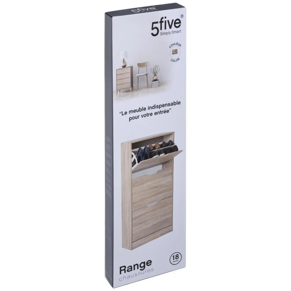 3S. x Home Meuble range-chaussures 3 tiroirs blanc Hot