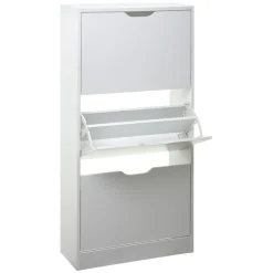 3S. x Home Meuble range-chaussures 3 tiroirs blanc Hot