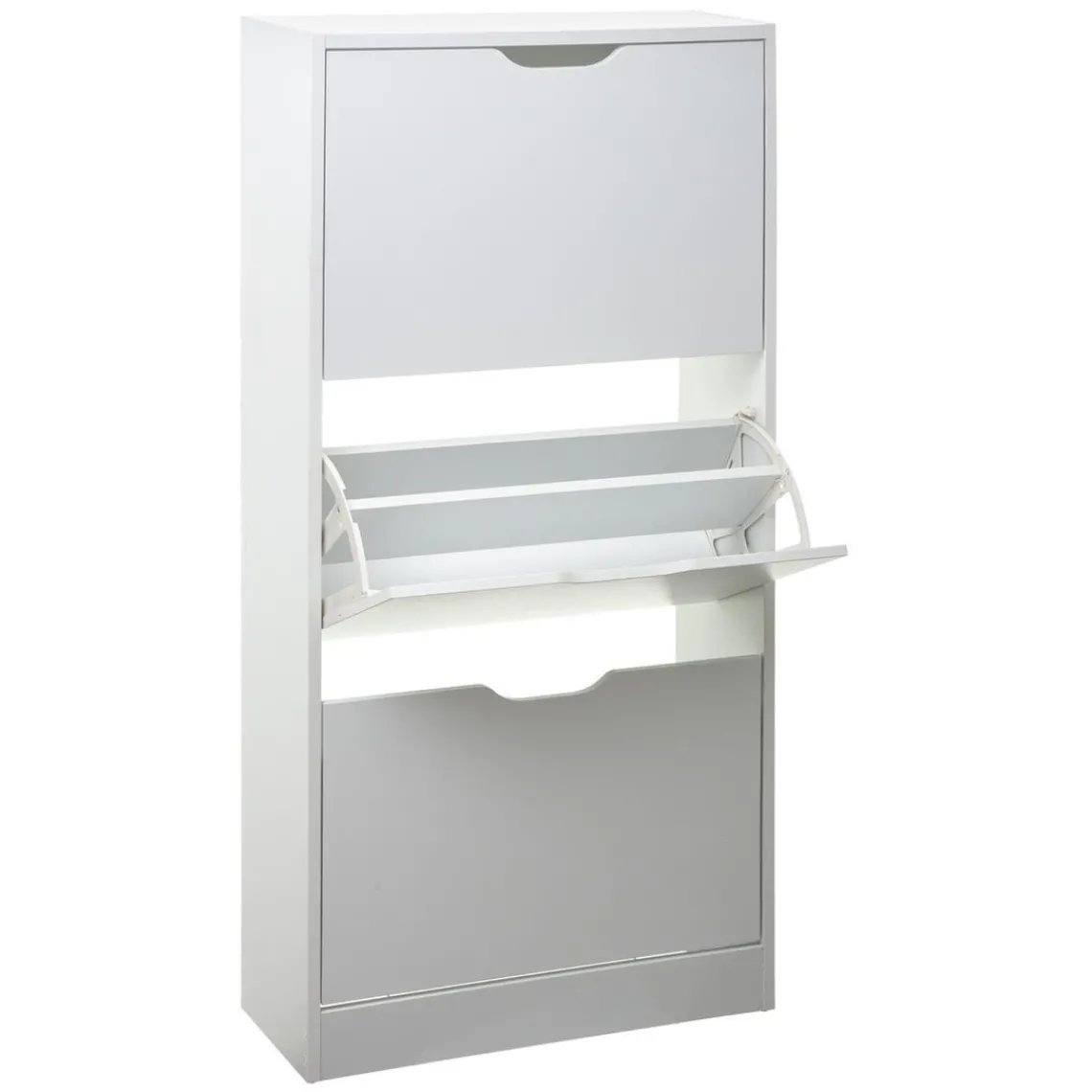 3S. x Home Meuble range-chaussures 3 tiroirs blanc Hot