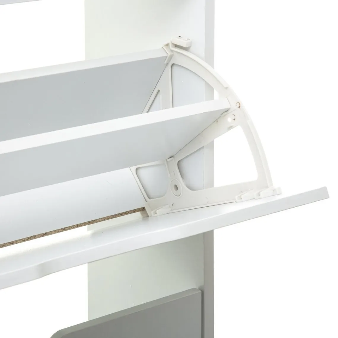 3S. x Home Meuble range-chaussures 3 tiroirs blanc Hot