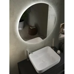 3S. x Home Meuble salle de bain sur pieds coloris Frêne Noir Sale