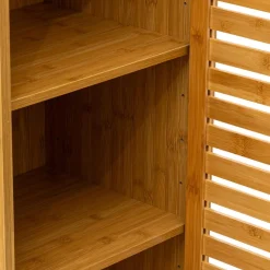 3S. x Home Meuble étagère 1 porte en bambou Outlet