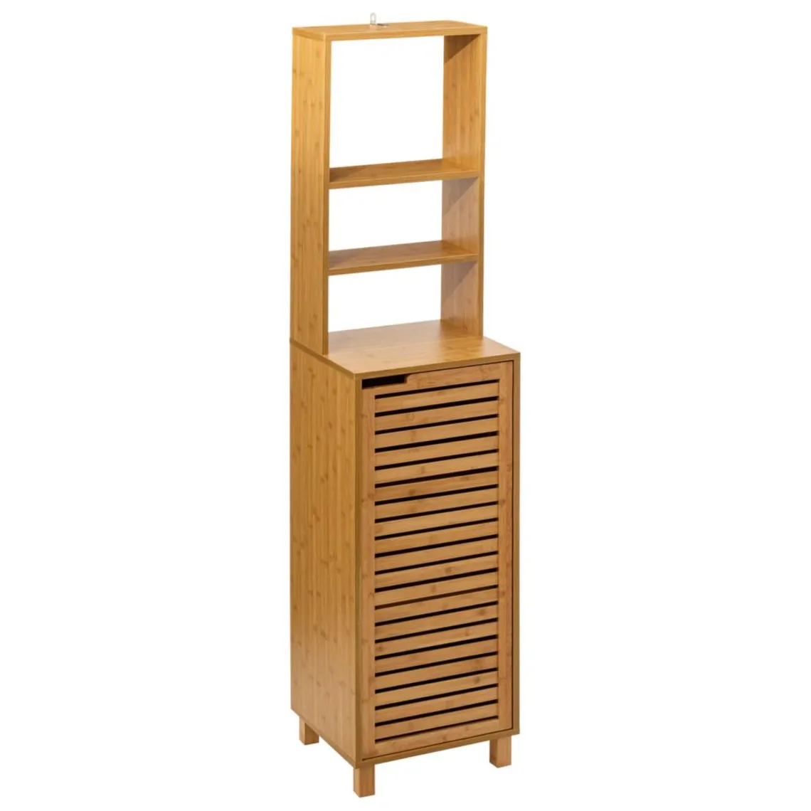 3S. x Home Meuble étagère 1 porte en bambou Outlet