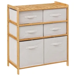 3S. x Home Meuble étagère avec 6 paniers Online